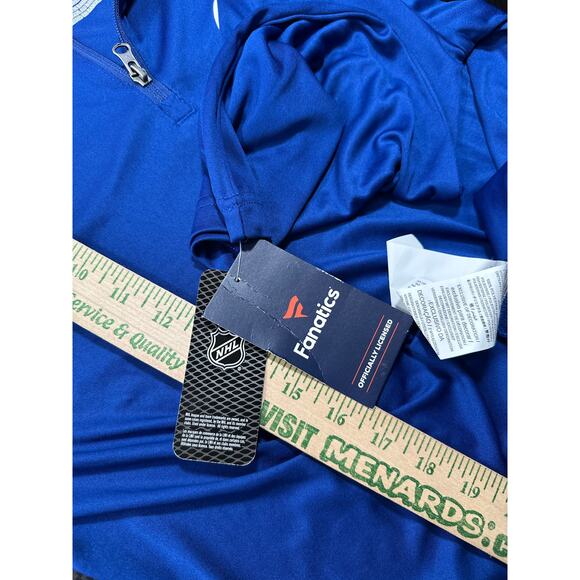 Fanatics x NHL New York Islanders Performance 1/4 Zip Pullover Blue Size Medium - Picture 8 of 13